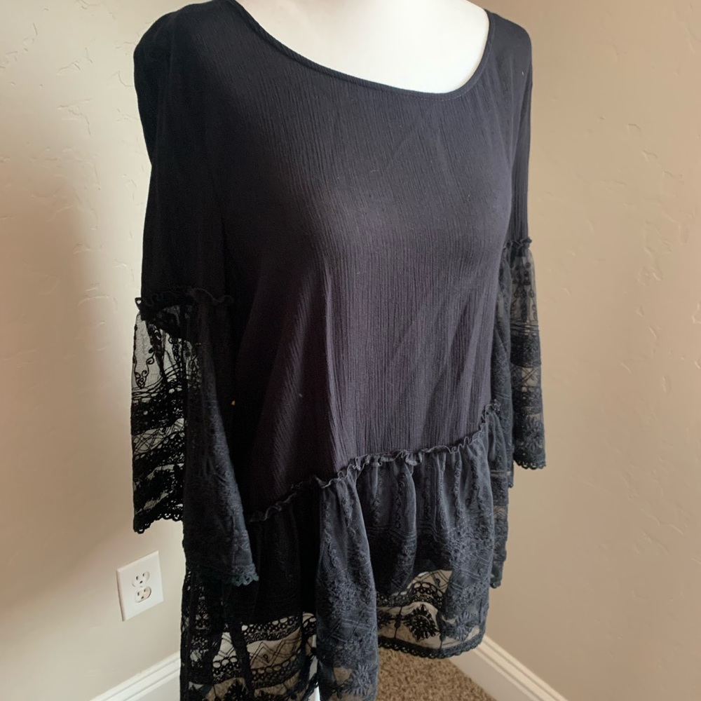 Black Lace Top